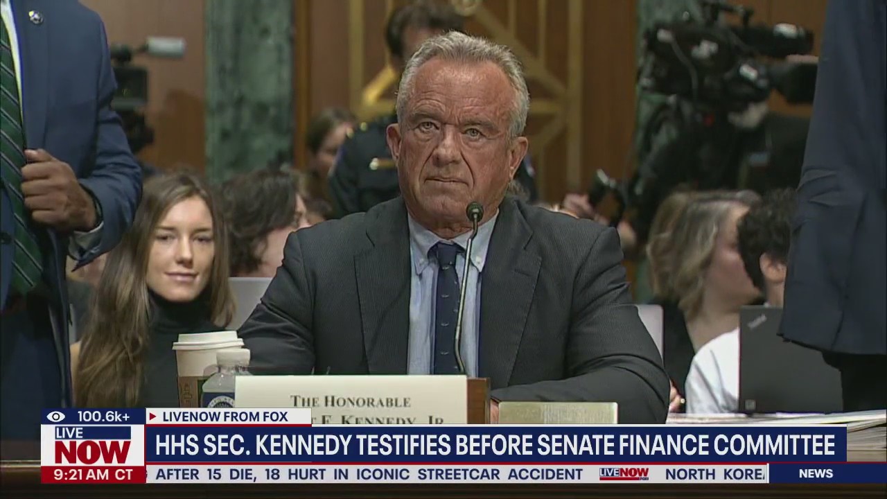 RFK Jr. heckled during Senate hearing