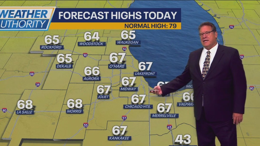 Chicago Weather: A chilly start to Saturday with below-average temps