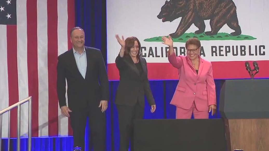PREVIOUS COVERAGE: LAPD providing security for Kamala Harris