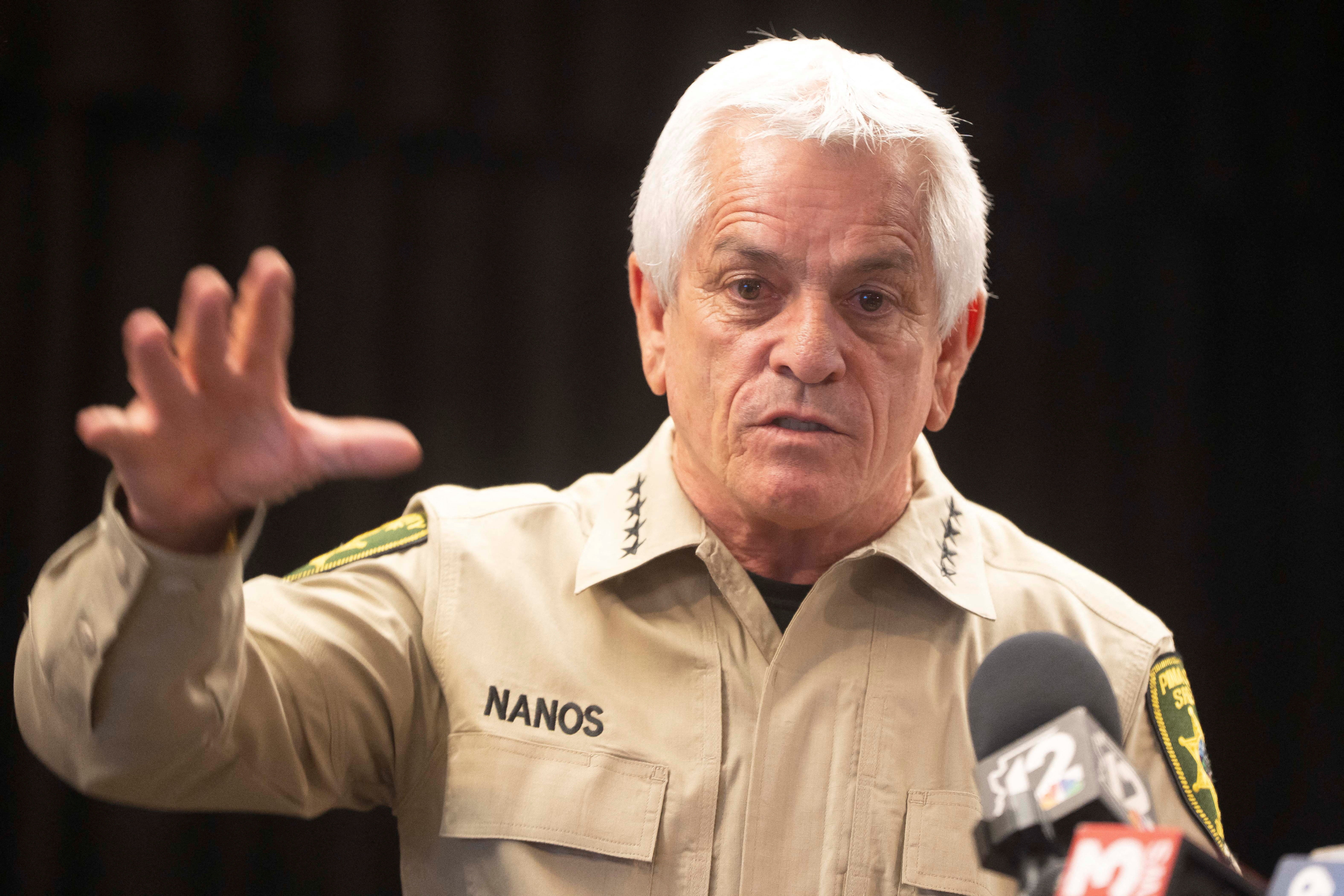 Pima County Sheriff Chris Nanos gives update on the disappearance of Nancy Guthrie in Tucson