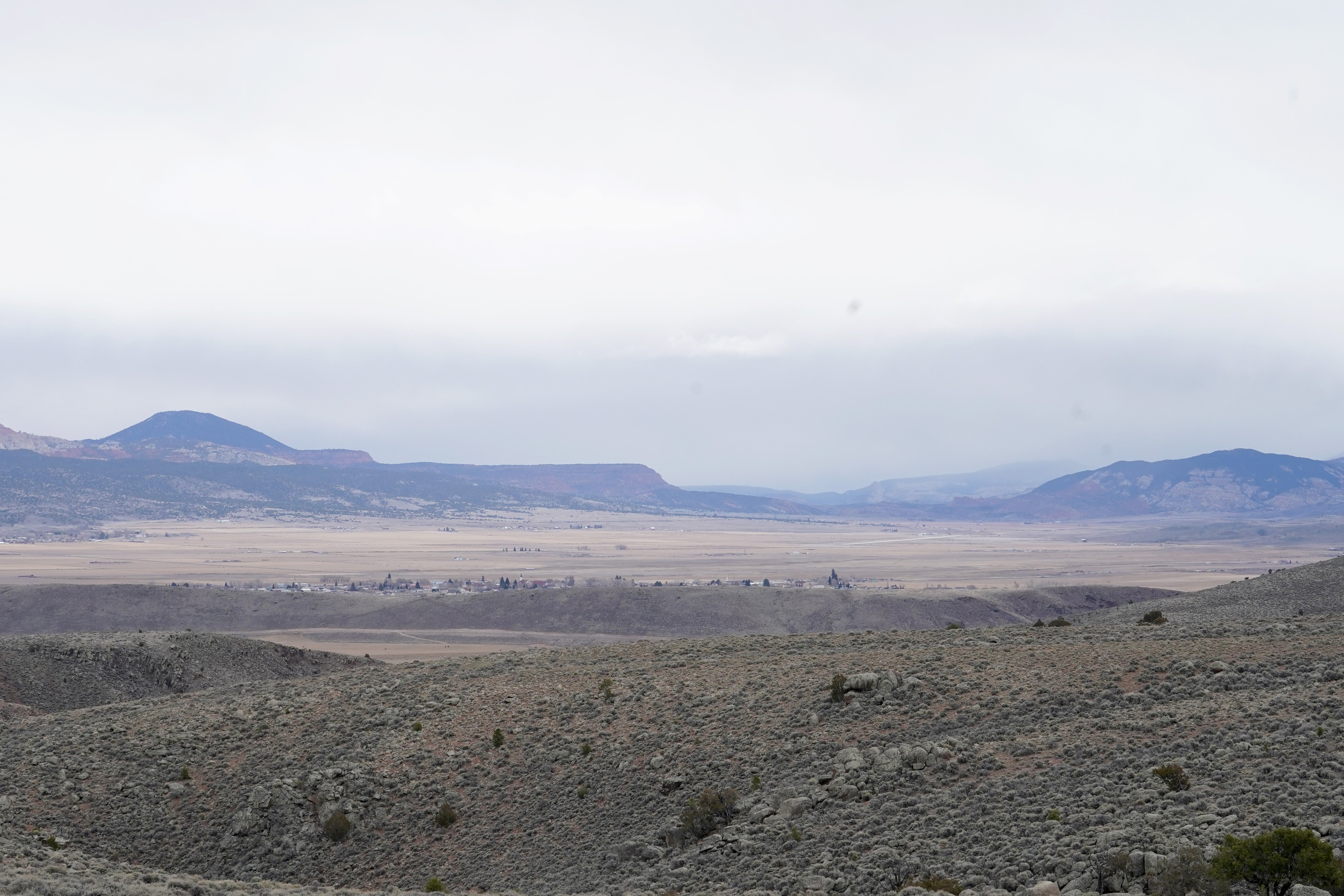 A view of Loa and Lyman in Utah, country that is popular with hikers
